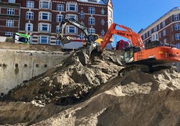 Langeland Plads | Reference | Holbøll A/S udfører graver ud, skybrudssikrer og lægger belægning til ny nyt parkeringsanlæg